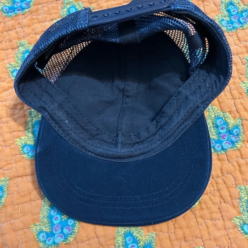 BinkyBro Ponto Navy Blue Infant Toddler Mesh Trucker Snapback Hat Cap‎